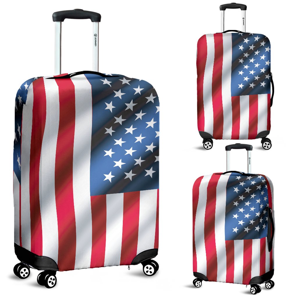 American Flag Classic Luggage Cover Protector