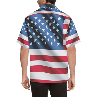 American flag Classic Men Aloha Hawaiian Shirt