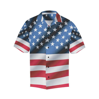 American flag Classic Men Aloha Hawaiian Shirt