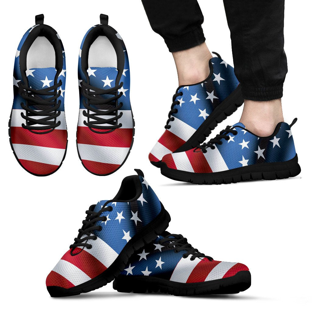 American flag Classic Men Sneakers Shoes