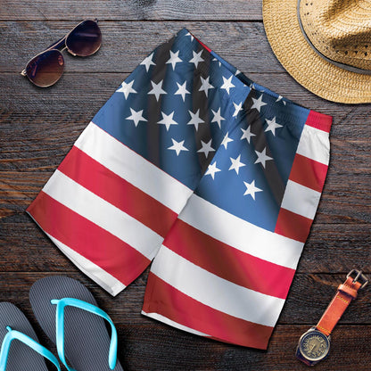 American flag Classic Mens Shorts-JTAMIGO.COM