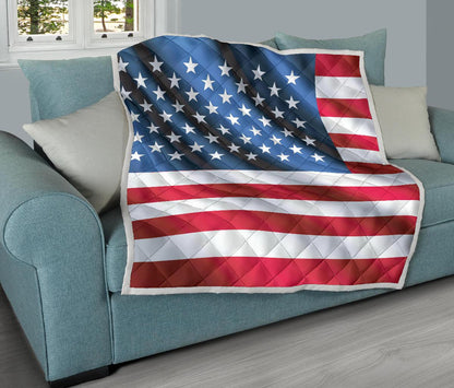 American flag Classic Premium Quilt-JTAMIGO.COM