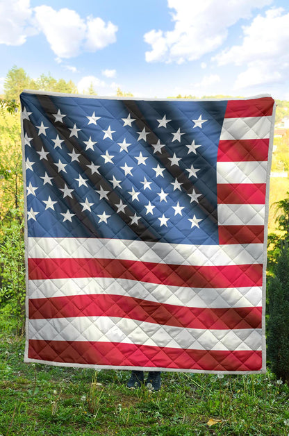 American flag Classic Premium Quilt-JTAMIGO.COM