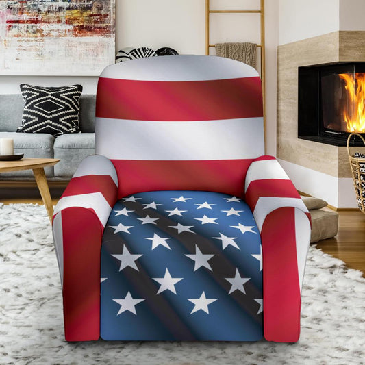 American flag Classic Single Sofa Slipcover -JTAMIGO.COM