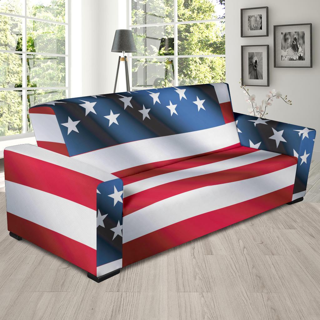 American flag Classic Sofa Slipcover-JTAMIGO.COM