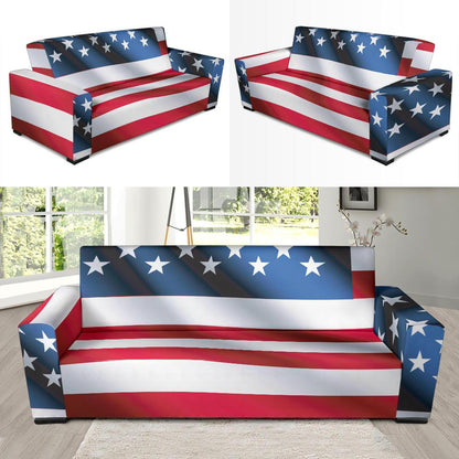 American flag Classic Sofa Slipcover-JTAMIGO.COM