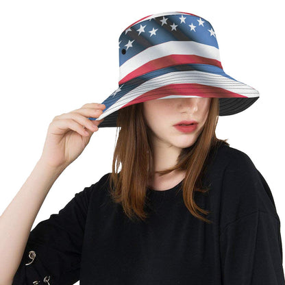 American flag Classic Unisex Bucket Hat