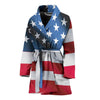 American flag Classic Women Bath Robe-JTAMIGO.COM