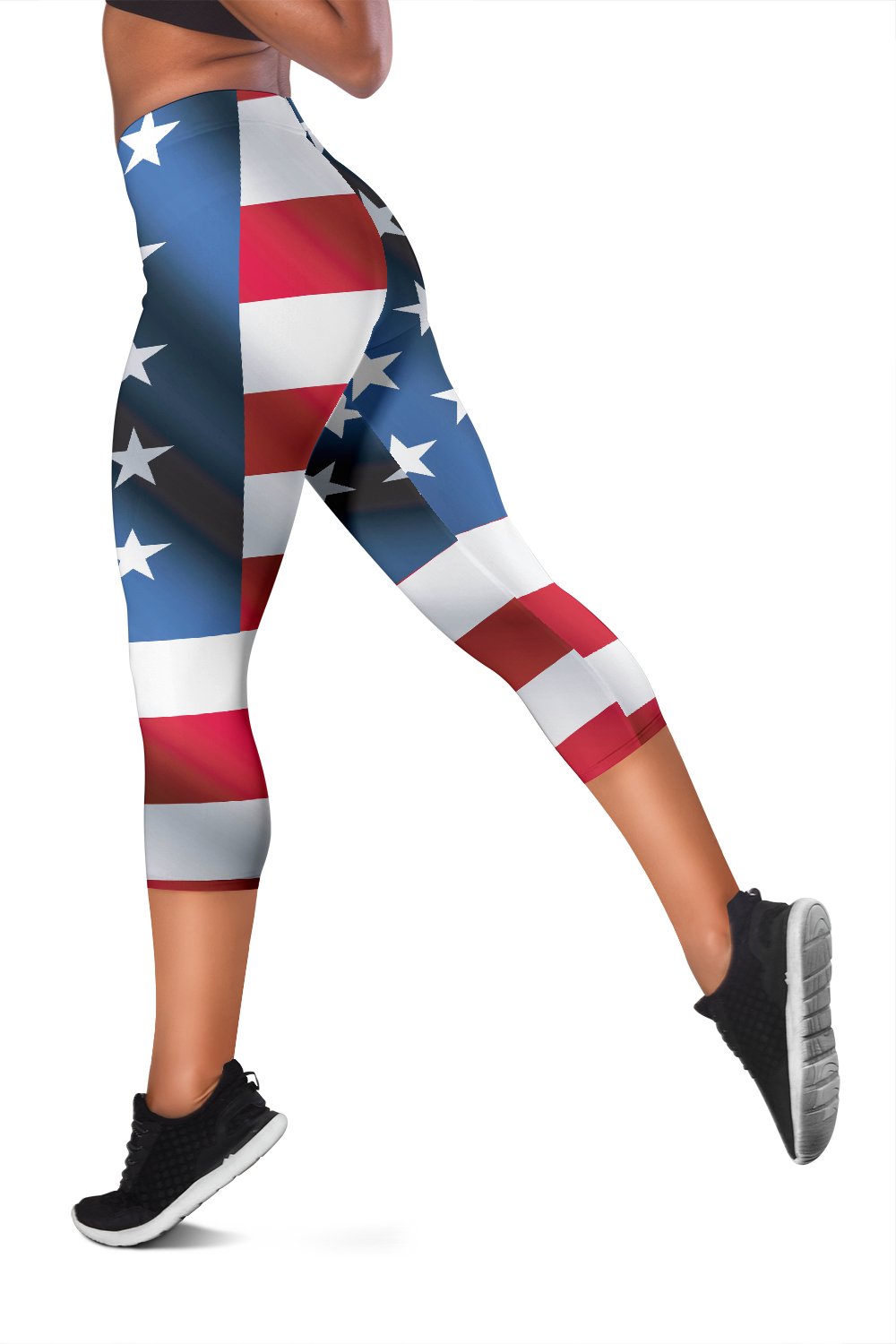 American flag Classic Women Capris