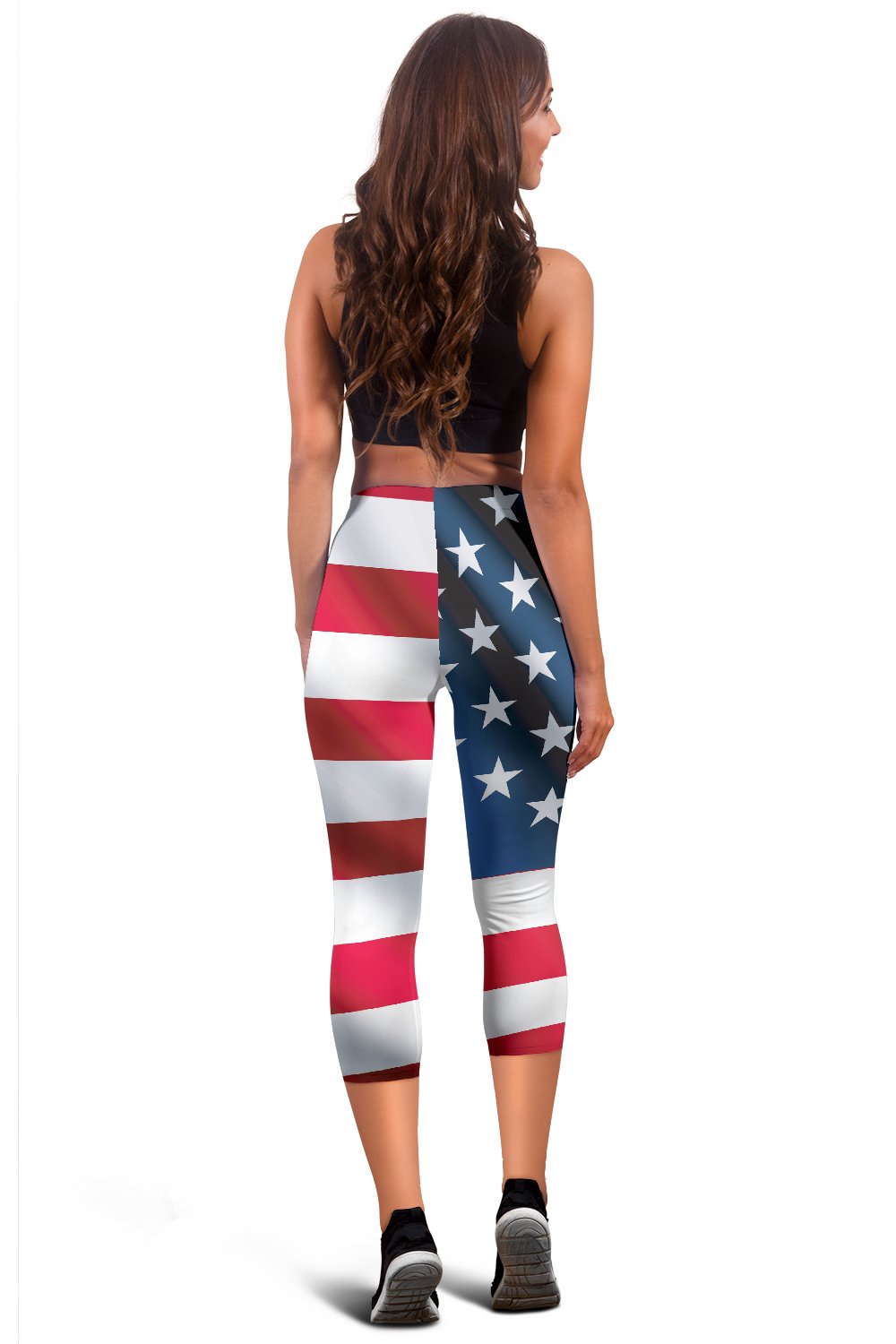 American flag Classic Women Capris