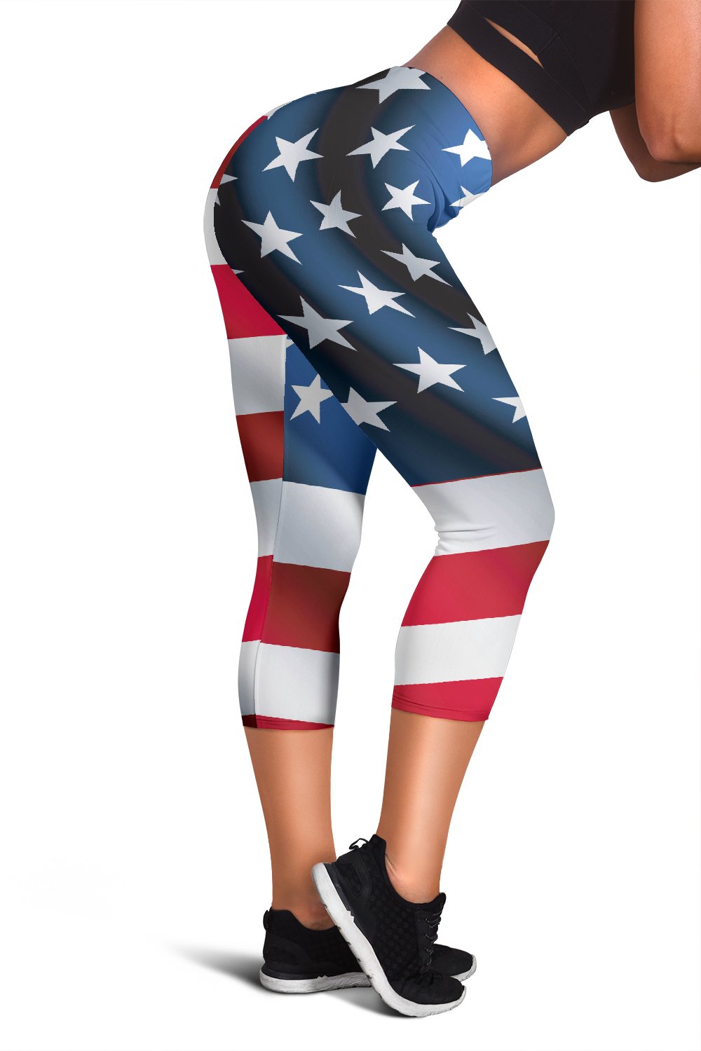 American flag Classic Women Capris