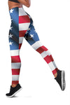American flag Classic Women Leggings