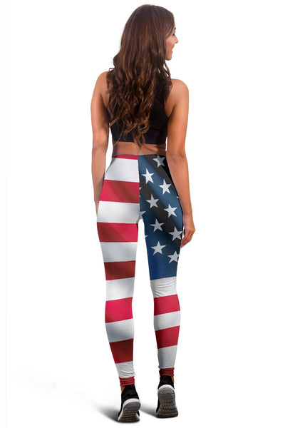 American flag Classic Women Leggings