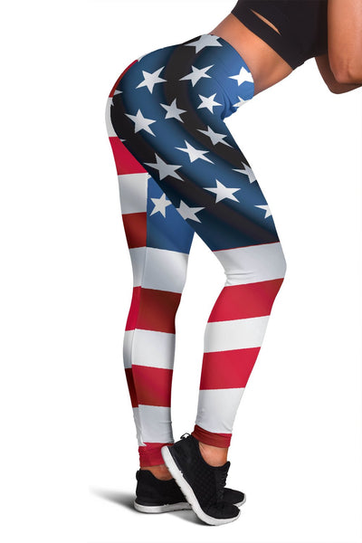 American flag Classic Women Leggings