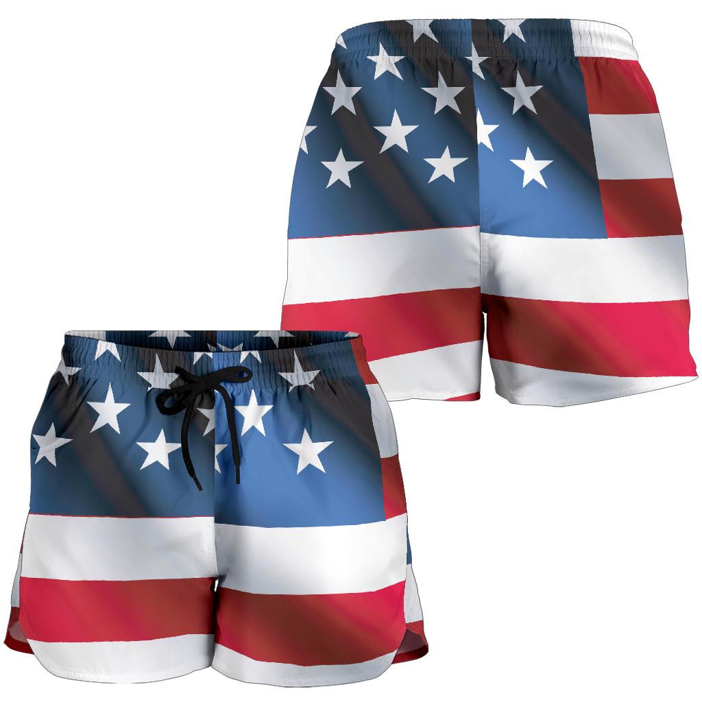 American flag Classic Women Shorts-JTAMIGO.COM