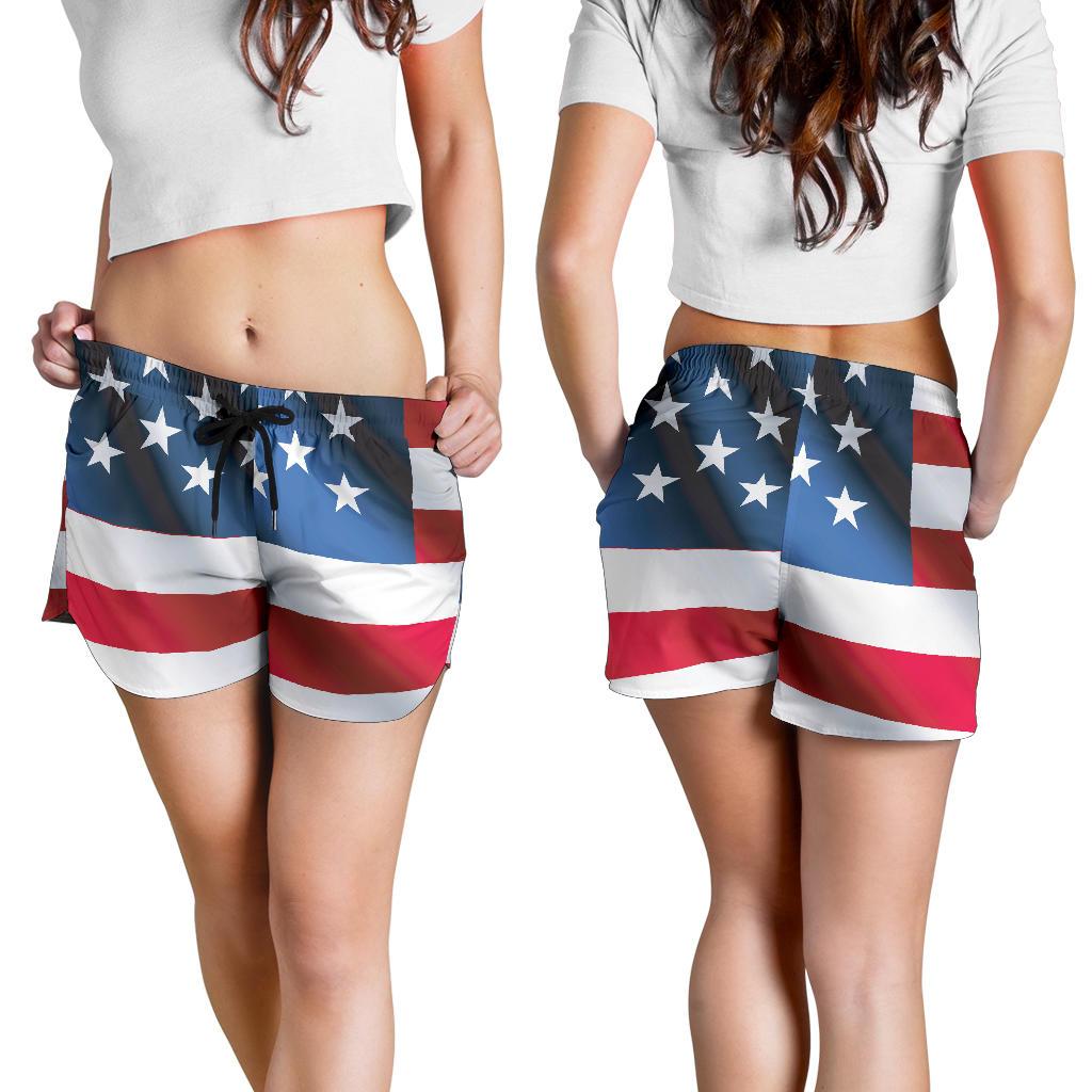 American flag Classic Women Shorts-JTAMIGO.COM
