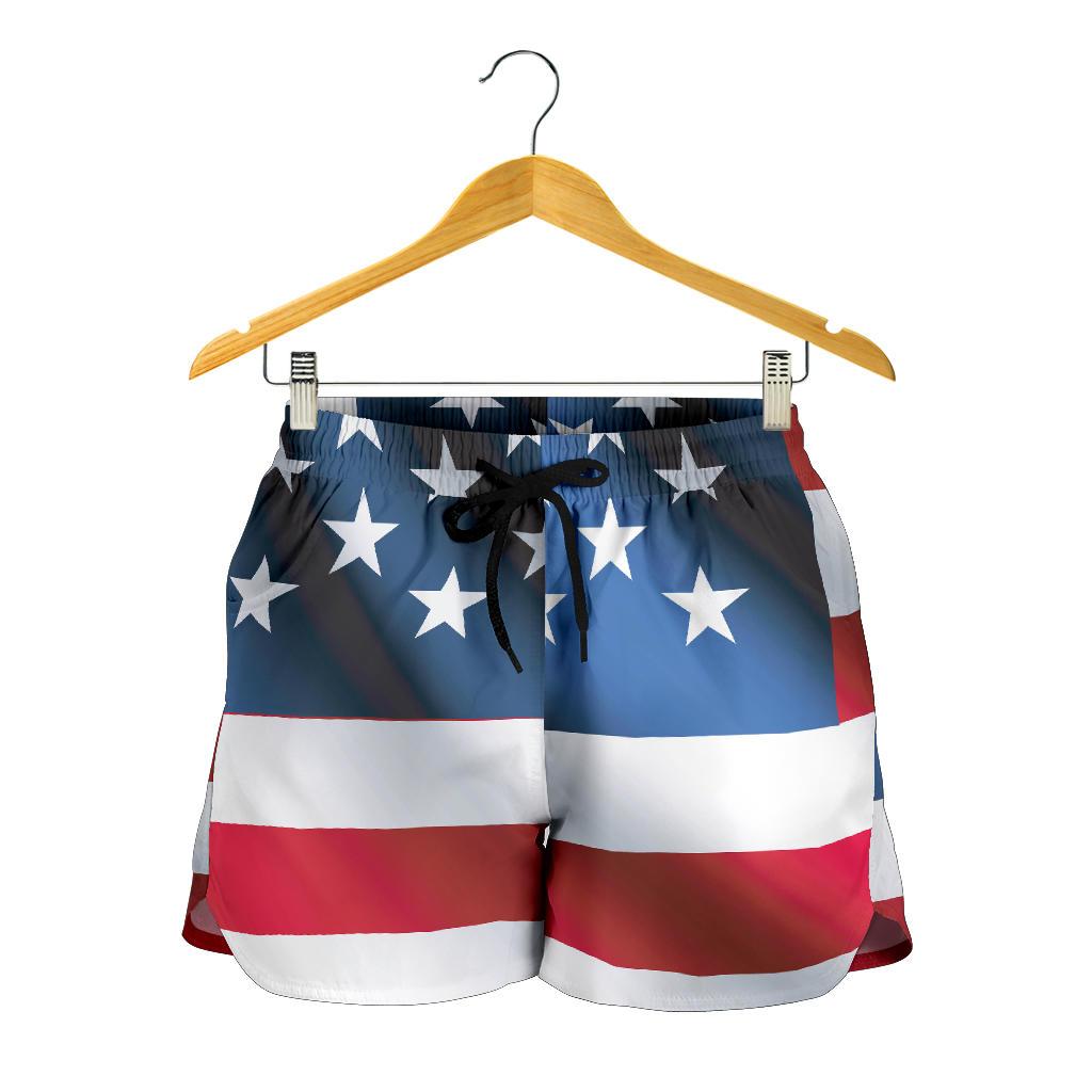 American flag Classic Women Shorts-JTAMIGO.COM