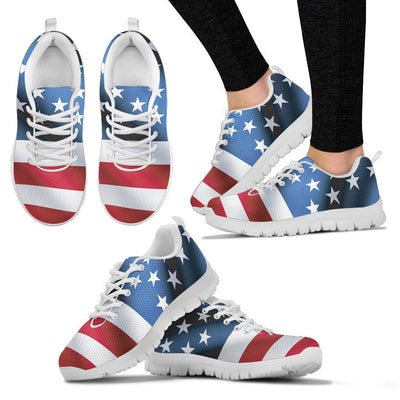 American Flag Classic Women Sneakers Shoes