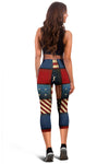 American flag Patchwork Design Women Capris