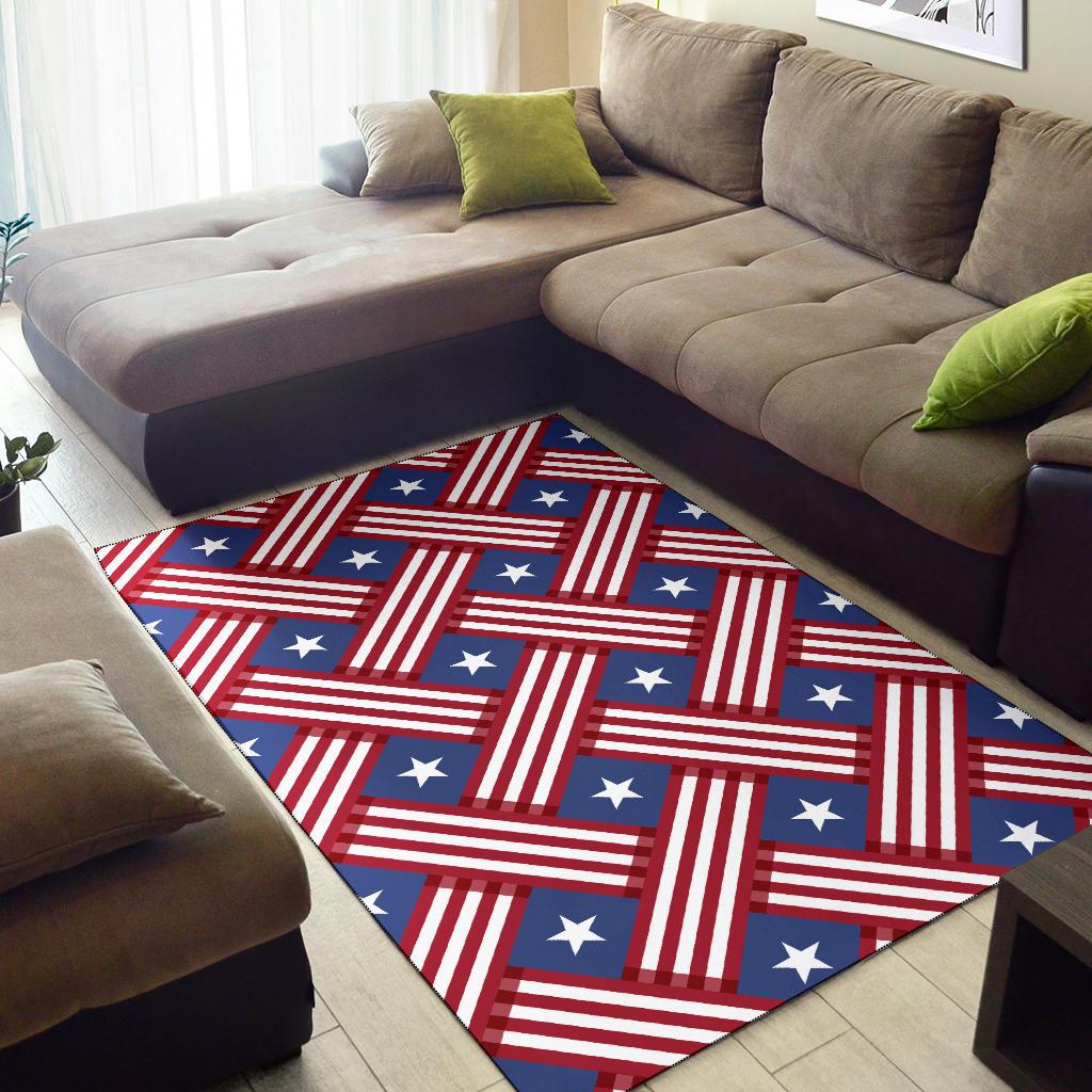 American flag Pattern Area Rugs-JTAMIGO.COM