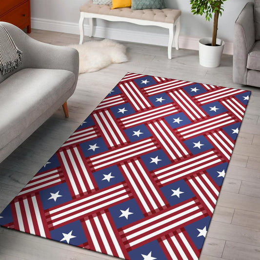 American flag Pattern Area Rugs-JTAMIGO.COM
