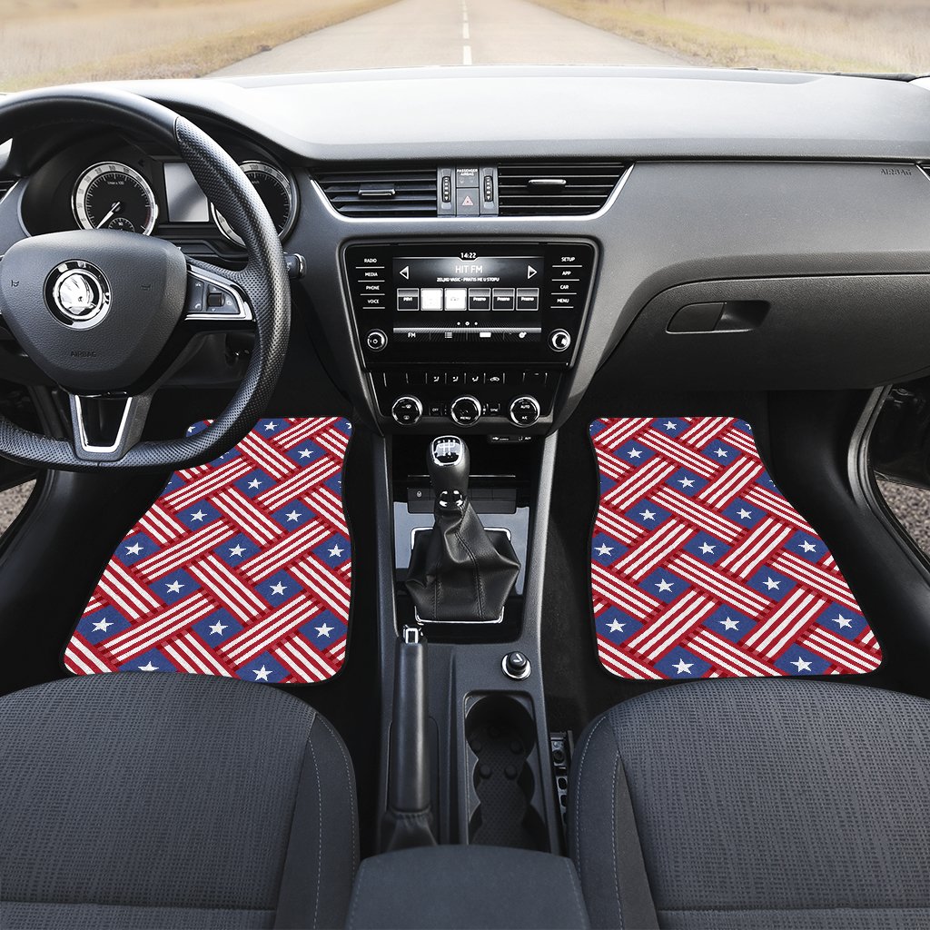 American flag Pattern Car Floor Mats