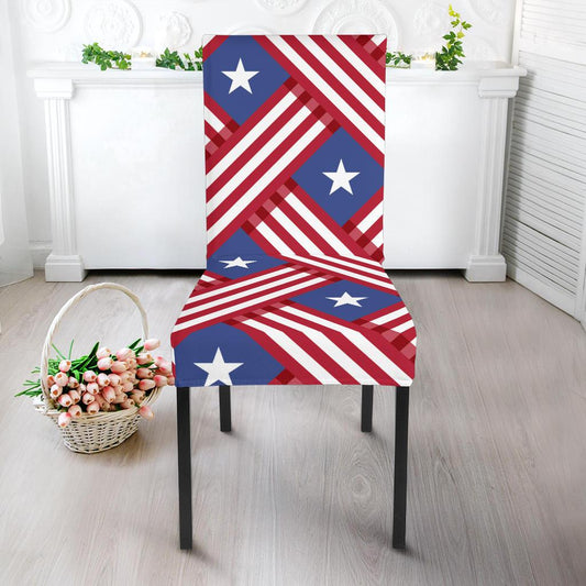 American flag Pattern Dinning Chair Slipper-JTAMIGO.COM