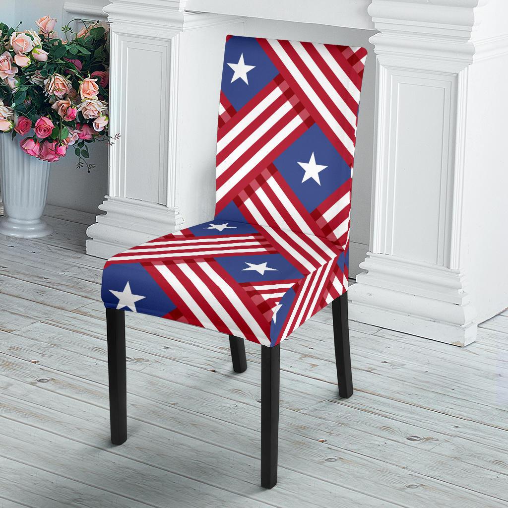 American flag Pattern Dinning Chair Slipper-JTAMIGO.COM