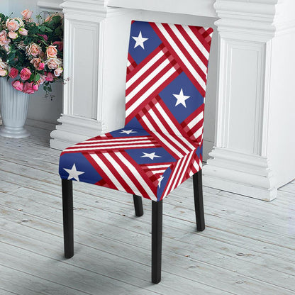 American flag Pattern Dinning Chair Slipper-JTAMIGO.COM