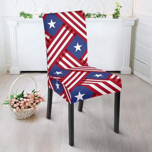 American flag Pattern Dinning Chair Slipper-JTAMIGO.COM