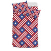 American Flag Pattern Duvet Cover Bedding Set