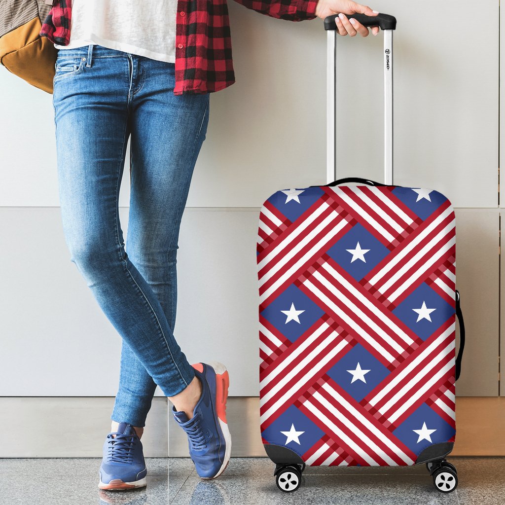 American Flag Pattern Luggage Cover Protector