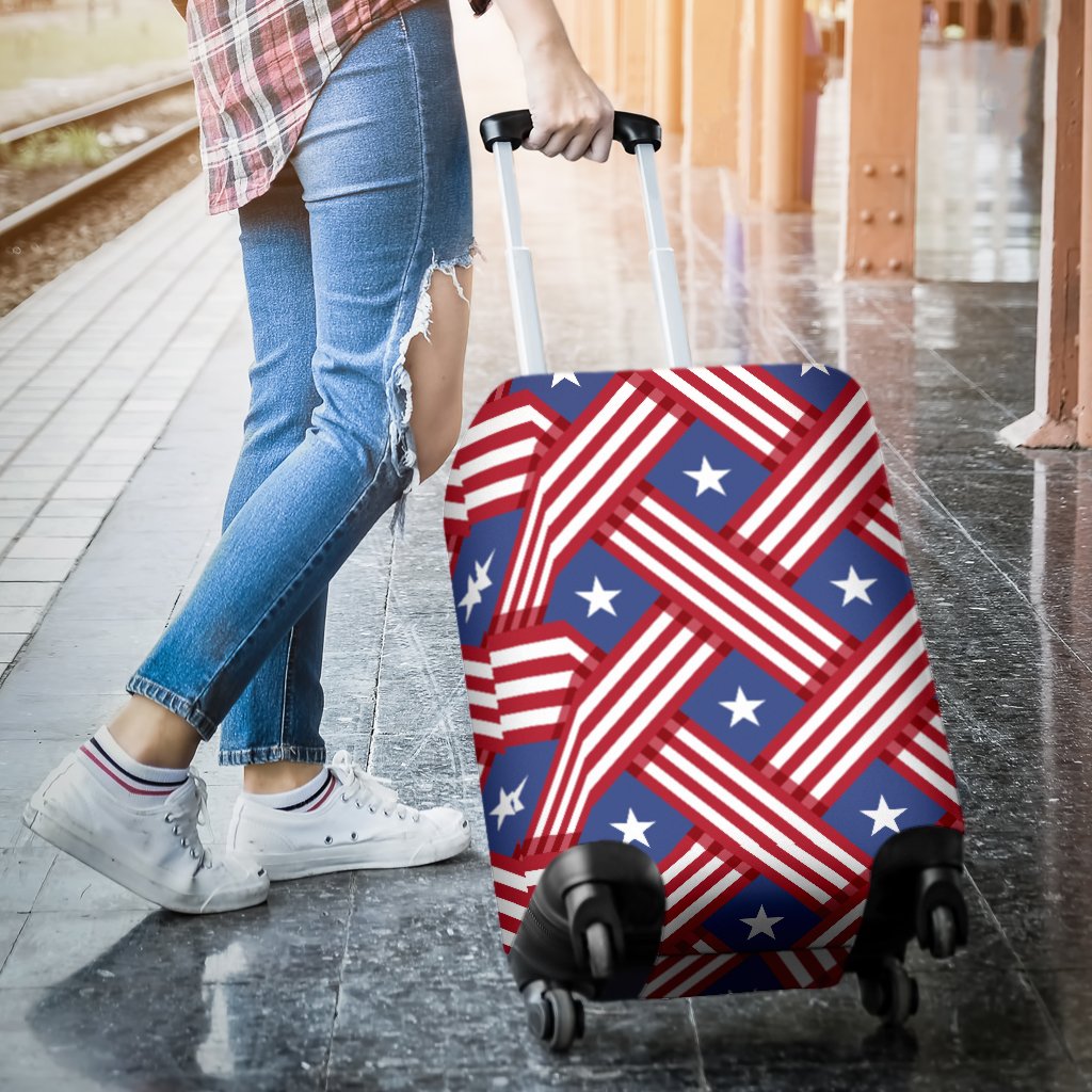 American Flag Pattern Luggage Cover Protector