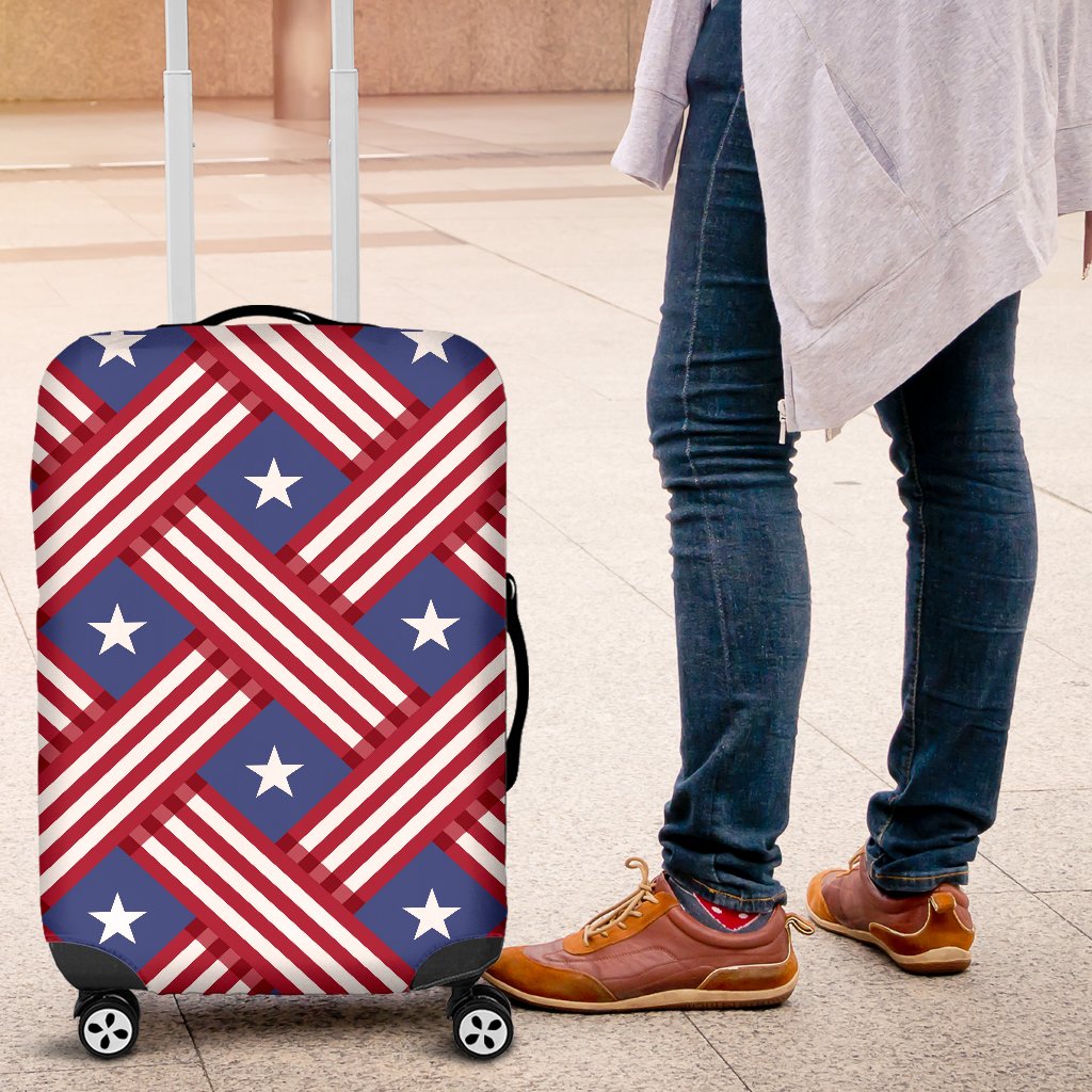 American Flag Pattern Luggage Cover Protector