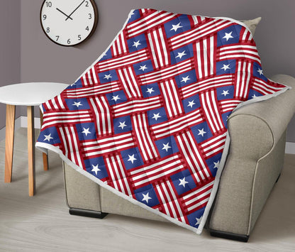 American flag Pattern Premium Quilt-JTAMIGO.COM