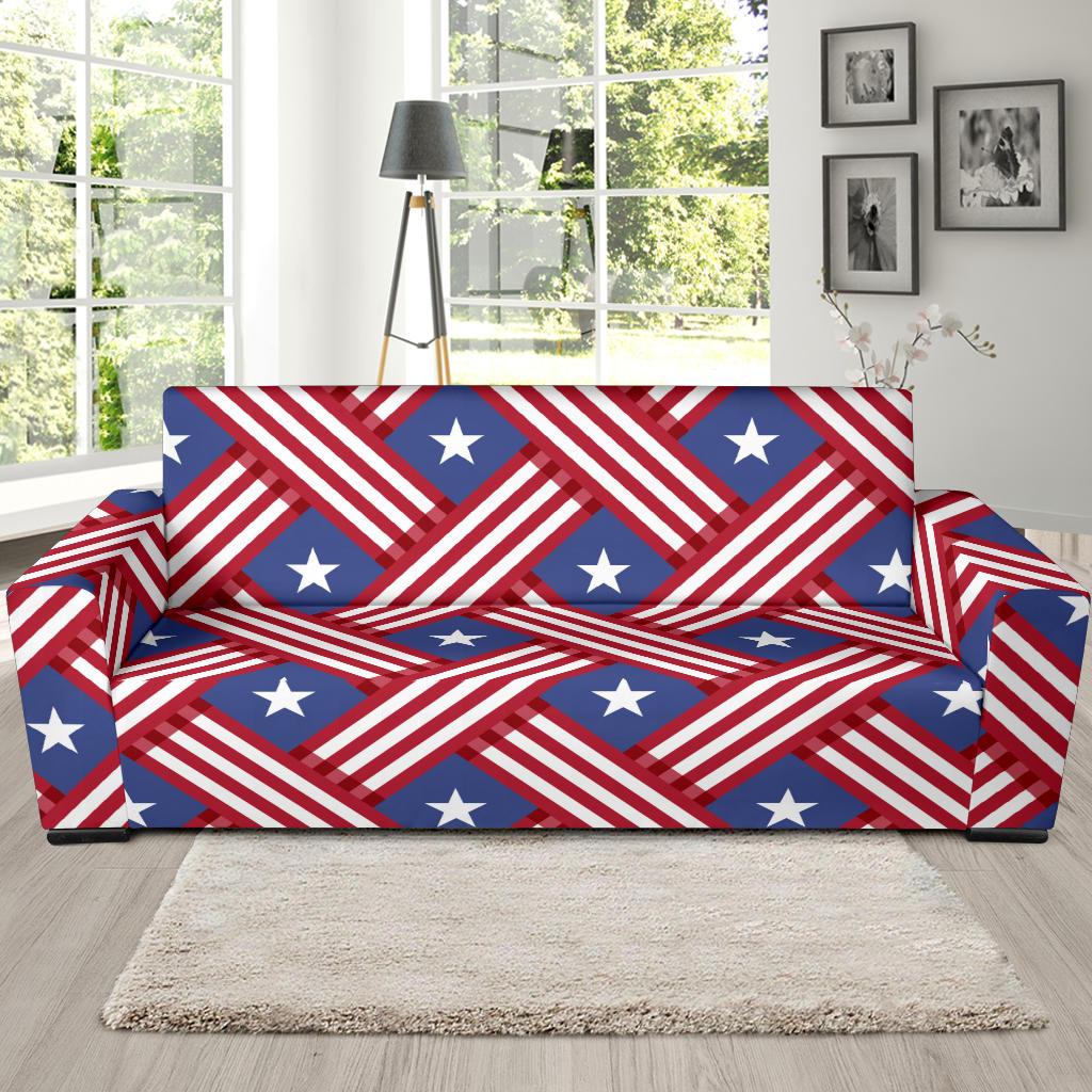 American flag Pattern Sofa Slipcover-JTAMIGO.COM