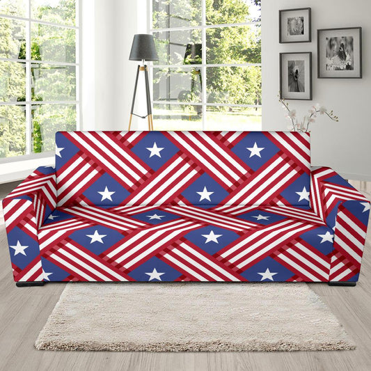 American flag Pattern Sofa Slipcover-JTAMIGO.COM