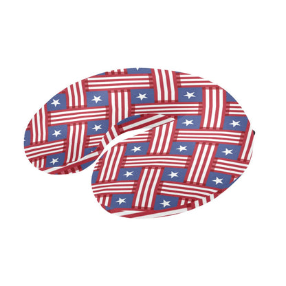 American flag Pattern U-Shaped Travel Neck Pillow-JTAMIGO.COM