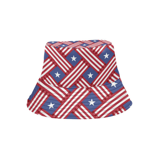 American flag Pattern Unisex Bucket Hat