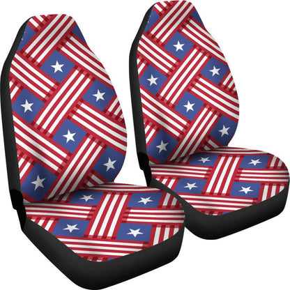 American flag Pattern Universal Fit Car Seat Covers