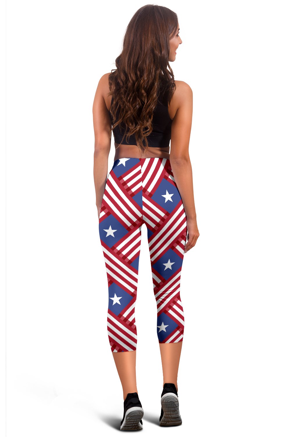 American flag Pattern Women Capris