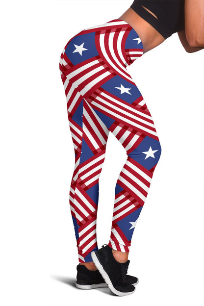 American flag Pattern Women Leggings