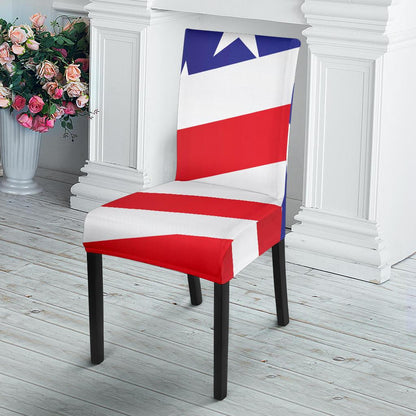 American flag Print Dinning Chair Slipper-JTAMIGO.COM