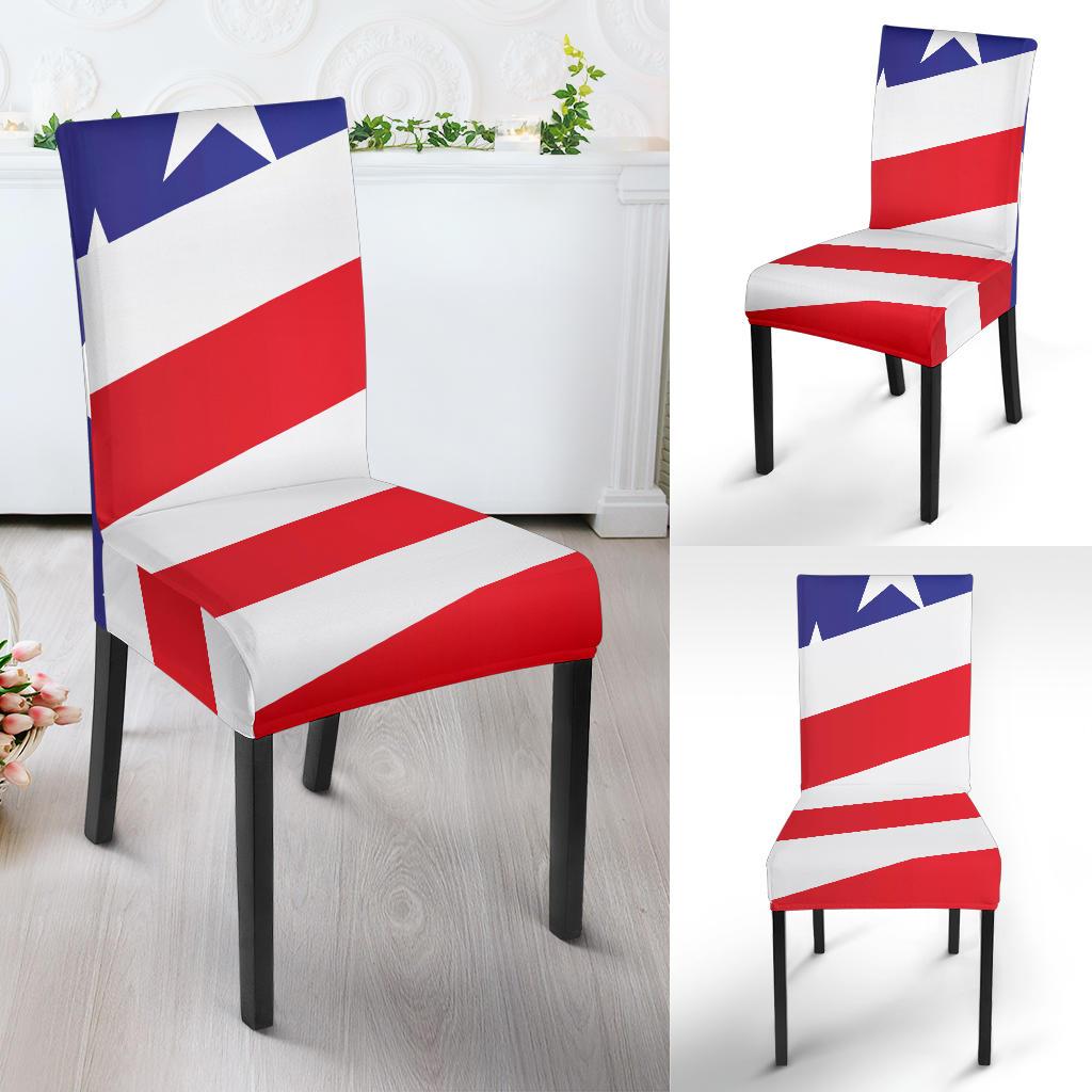 American flag Print Dinning Chair Slipper-JTAMIGO.COM