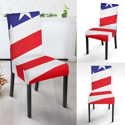 American flag Print Dinning Chair Slipper-JTAMIGO.COM