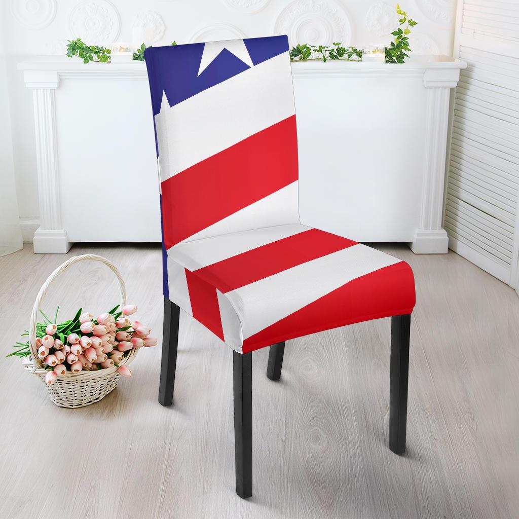 American flag Print Dinning Chair Slipper-JTAMIGO.COM