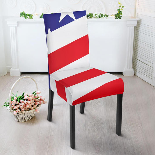 American flag Print Dinning Chair Slipper-JTAMIGO.COM