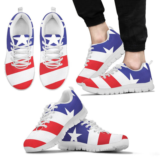American flag Print Men Sneakers Shoes