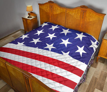 American flag Print Premium Quilt-JTAMIGO.COM
