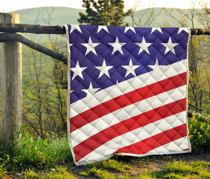 American flag Print Premium Quilt-JTAMIGO.COM